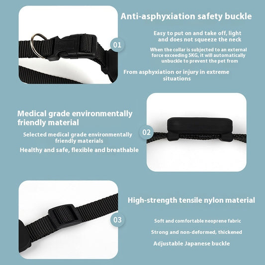 Smart Pet Tracker Collar with Sound Alert
